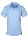 Overhemden korte mouw Poplin Promodoro 6300 light blue